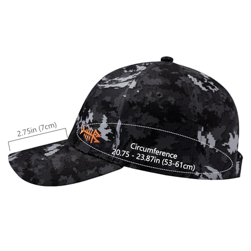 Image of BASSDASH Camo Fishing Hunting Hat Unisex Adjustable Baseball Cap