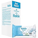 Hakle Feucht Ultra Sensitiv im 6er-Pack (6 x 42 Blatt), mildes feuchtes Toilettenpapier, extra hautverträgliche feuchte Tücher, schnell wasserlösliche Feuchttücher