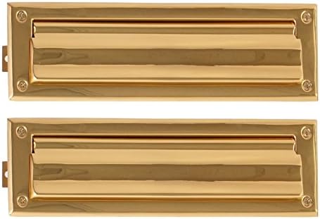 BRASS Accents A07-M0050-605 10" Mail Slot, Polished Brass Finish