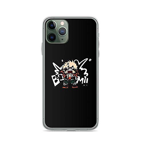 Phone Case My Academia The Hero Katsuki Bakugo Compatible with iPhone 11 12 13 14 15 Pro Max Mini XR SE 2022 7 8 X Xs 6S Plus For Samsung S21 S22 S23 Ultra A12 A51 A71 5G Transparent