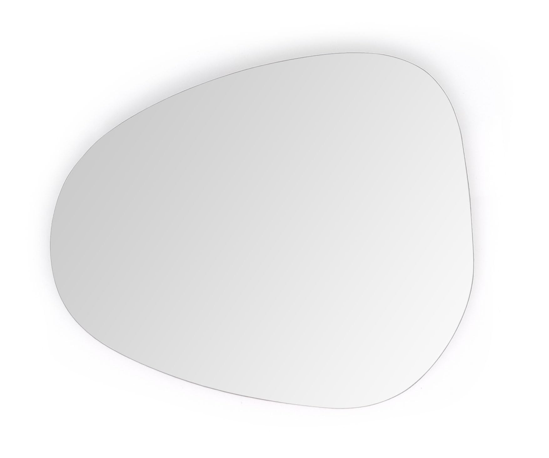 BSSTORE Vetro Specchio Retrovisore Termico Grande per YPSILON (843) dal 2010 al 2011 (Sinistra - Lato Conducente)
