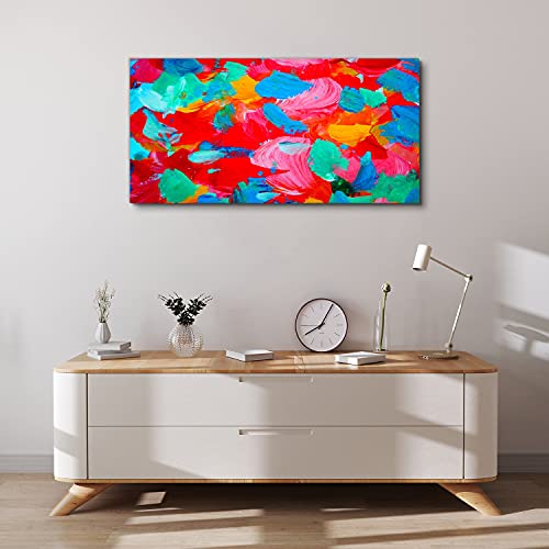Impression Photo sur Toile Brosser Tableau Décoration Salon 100x50 - 4