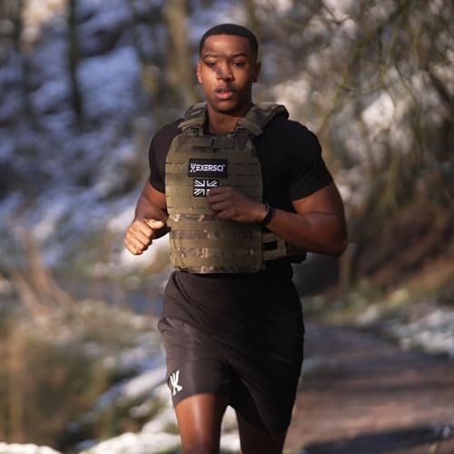 Exersci® Tactical Weighted Vest (1.5kg - 23.5kg) - Calisthenics, Bodyweight Workouts, HIIT, Cardio & Strength Training - Image 5