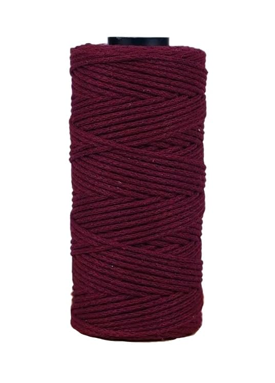 Fil coton creux 2 mm pour vos paniers bohèmes et accessoires en crochet fait main