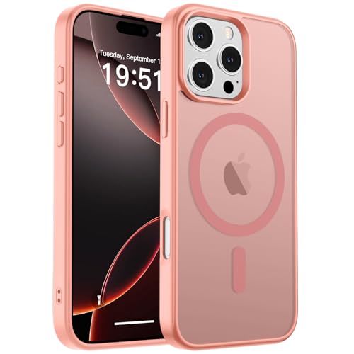 zapica Magnetic for iPhone 16 Pro Case, Light Pink