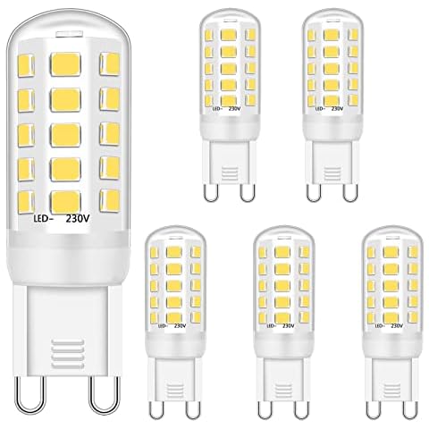 Paquete de 5 Bombillas LED G9 Ugvmn 5W Cover