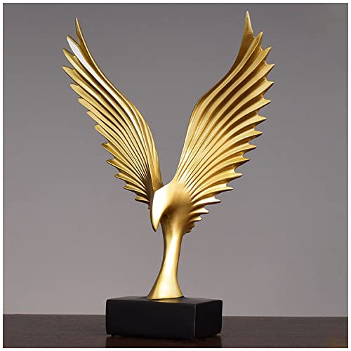 Figura Decorativa Águila con Alas Extendidas Oro