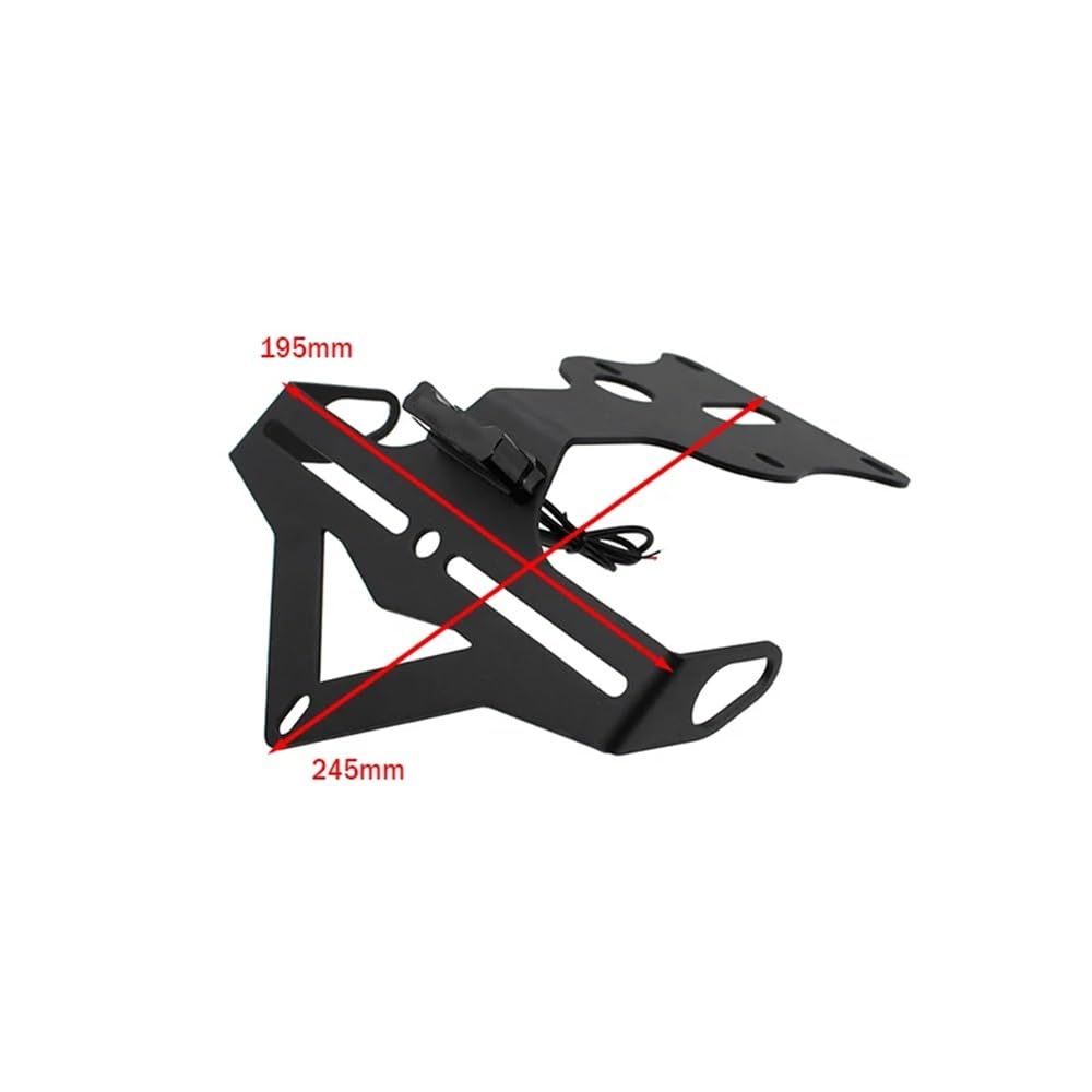 Portatarga Staffa di registrazione del supporto targa motociclo Accessori moto per XSR900 XSR 900 2022 2023