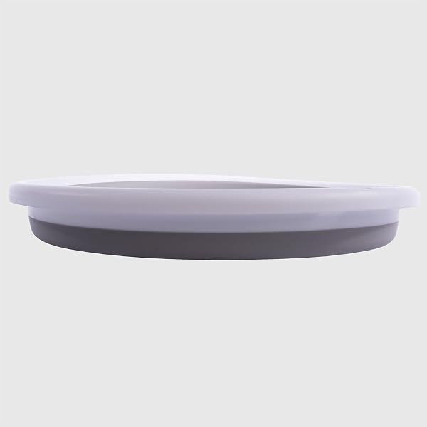 La Briantina Bacinella Zero Spazio Pieghevole 5 L – Salvaspazio – Bianco e Grigio - 2