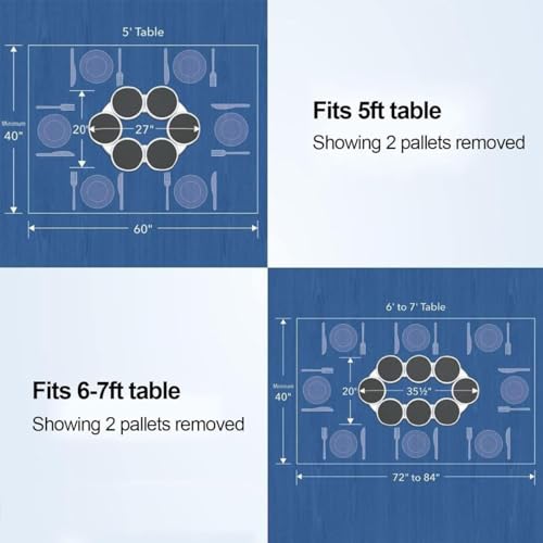 Plateau rotatif pour table à manger résistant à la chaleur - 6