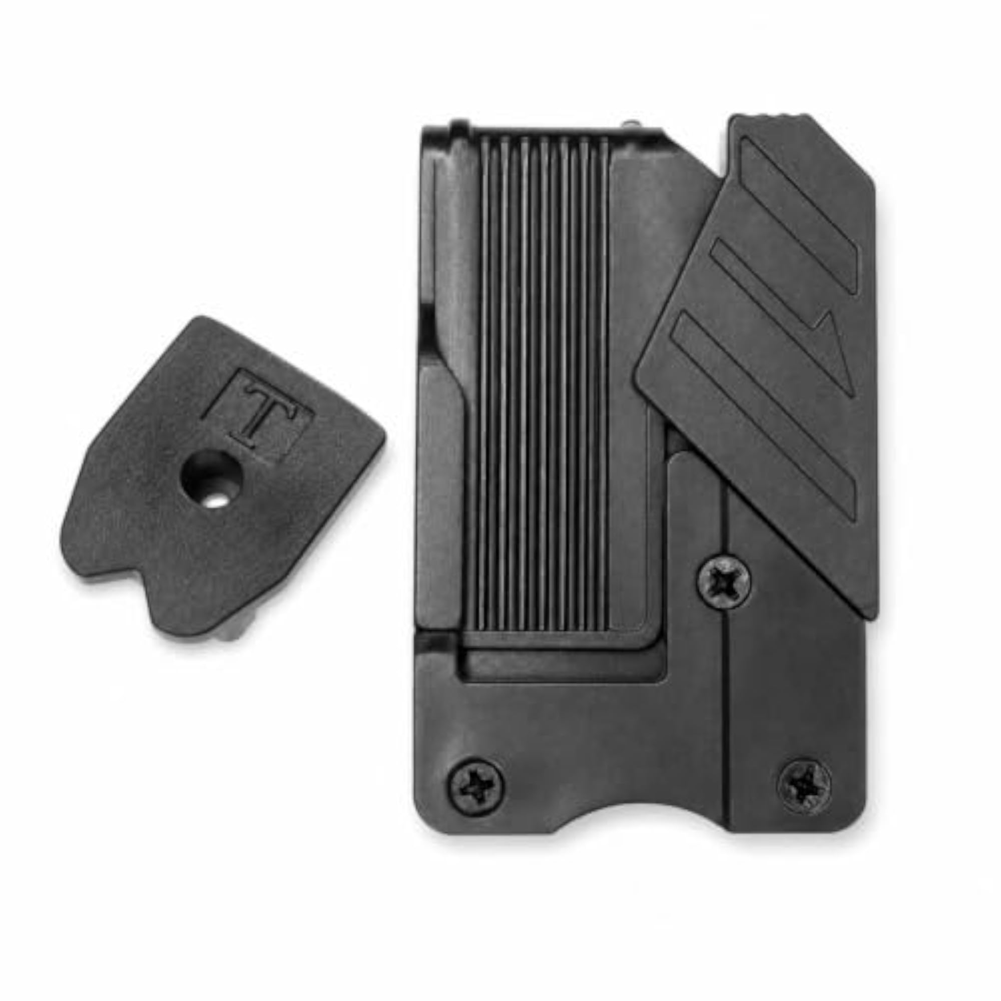 Black ABS Tape Measure with Safety Buckle, Screw-Fastened