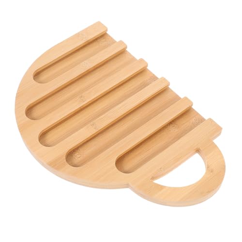 Support capsules bois contre le désordre du café : rangement compact de comptoir créatif
