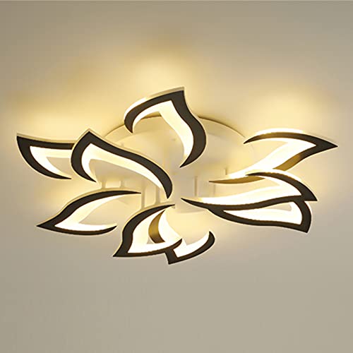 Plafonniers LED acryliques pour salon évitant la fatigue oculaire 135W