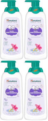 Image of Himalaya Gentle Baby Shampoo 400ml with Hibiscus, Chickpea | No Tears | pH 5.5 | No.1 Doctor Recommended Brand | Cleanses, Softens & Nourishes hair | Safe for Newborns | Hypoallergenic (Pack of 4)