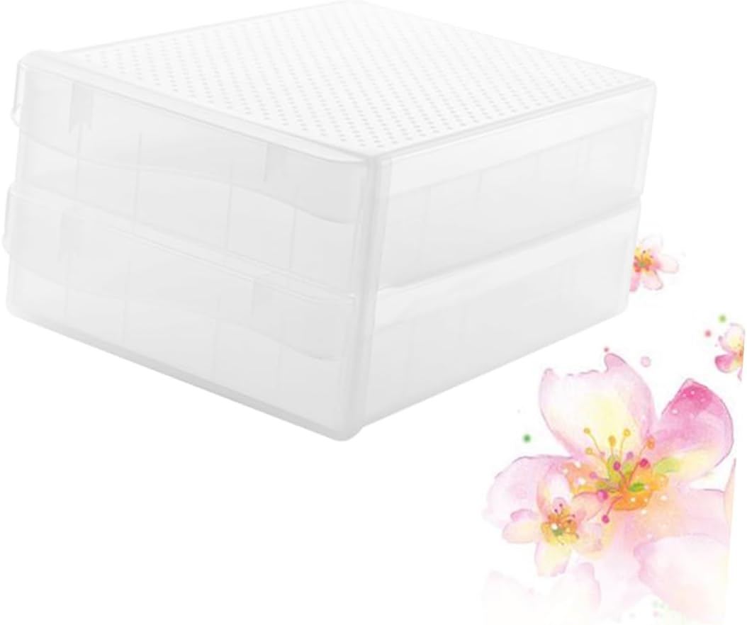 Double-deck Transparent Egg Holder for Fridge Stackable Plastic Egg Container Organizes up to for Kitchen Storage and Freshness