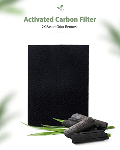 6-Pack Hrf-A300 Carbon Pre Filter Compatible With Honeywell Hpa300 Series Air Purifiers, Thickened To 1/4 Inch #TOP4