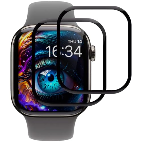 Ya en manzanajugosa.com: Beukei Protector de Pantalla Compatible con Apple Watch Series 10 46mm, 2 Piezas protector pantalla movil, [Cristal Dureza 9H] [Anti-Rayaduras] vidrio templado