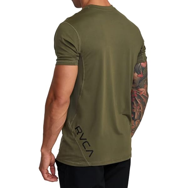 RVCA Sport Vent Short Sleeve Crew Neck T-Shirt Camiseta para Hombre