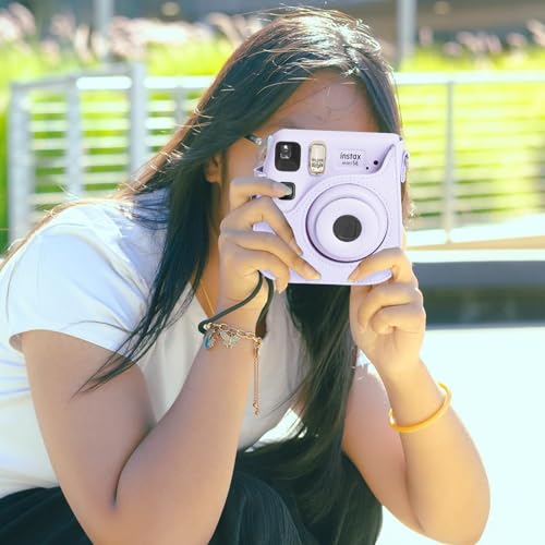 Accesorios CAIYOULE para cámara Fujifilm Instax Mini SE Bolsa morada miniatura 6