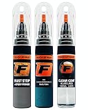 FIRANTO stylo peinture de voiture pour Suzuki Motorcycles SUZ/534 Candy Marine Bluish Green réparation couleur voiture 3 en 1, rayures stylo retouche peinture 15ml avec pinceau, apprêt, laque