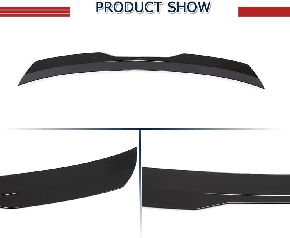 Rear Roof Spoiler Fits for Volkswagen Golf 6 GTI/R 2009-2013 Gloss Black ABS Rear Roof Window Top Spoiler Top Visor Wing Lip Factory Outlet