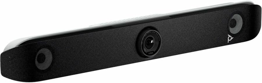Poly Studio V52 USB Video Bar, rear view amb ports