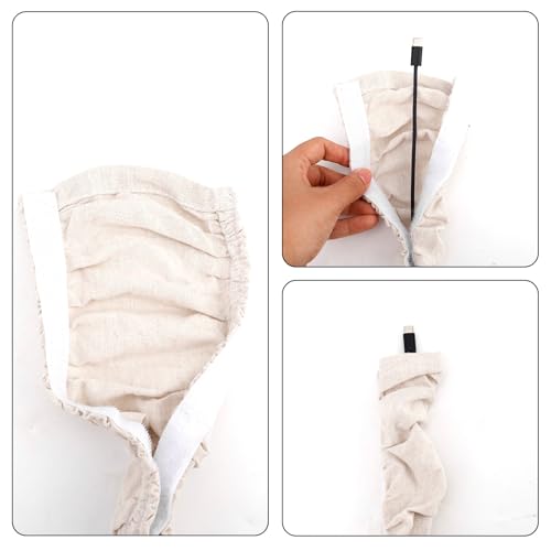 Gaine de câble en lin pour un intérieur serein sans fils apparents - 5