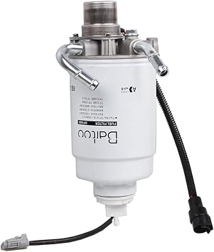 BARTOO 6.6L Duramax Diesel Fuel Filter Assembly استبدال 2004-2013 Chevy Silverado GMC Sierra 2500 HD 3500 HD مع الماء في مستشعر الوقود - يستبدل 12642623 ، 12639448 ، TP3018...