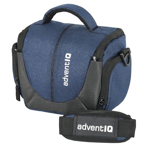 Image of Compact Captura Pro 0297 Camera Bag for DSLR & Mirrorless - Fits Nikon, Canon, Sony - Camera Bag for Travel - Shockproof Sling Case for Lens - Water-Resistant (Melange Blue)