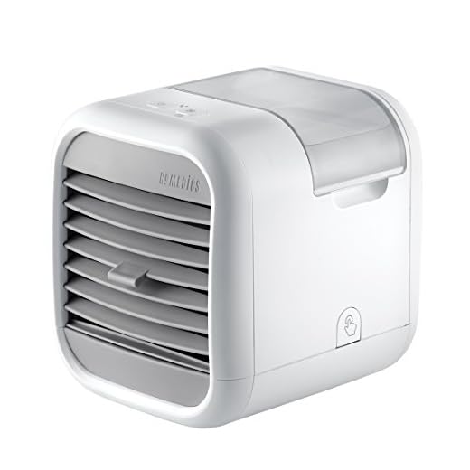 HoMedics MyChill luftkylare, kylning upp till 7°, 1,8 m kylområde, 2 hastighetsnivåer, justerbar vinkel, ren vattentank teknokogi, perfekt för kontoret eller hemmet