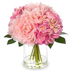 Peonies and Hydrangea - Pink