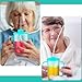 Sliner 2 Pcs Adult Sippy Cups for Elderly, 12 oz Plastic Spill Proof Cups with 2 Handles Straw and Lid for Adults Hospital Disabled Dysphagia Patients (Blue)