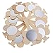 Produktbild B Baosity Kindergeburtstag Prinzessin-Spiegel-Set Handspiegel Spiegel aus Holz zum Ausmalen und Dekorieren Mottoparty DIY Spiegel Set - Libelle, 10 stück