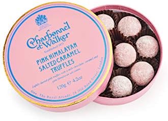CHARBONNEL ET WALKER Pink Himalayan Salted Caramel Truffles 4.23 oz Made in the United Kingdom