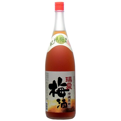 瑞泉酒造 黒糖入り梅酒 1800ml