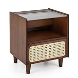 TANGKULA サイドテーブル ベッド横 引�