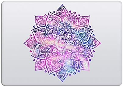 Mandala Laptop Sticker Decal - Removable Waterproof Vinyl Decals Stickers - Mandalas Purple Blue Sticker Night Sky Partial Skin Compatible With Computer MacBook Air Pro 13 15 inch Mac Retina - Artsy Zen Decorative Sticker by Artsybb