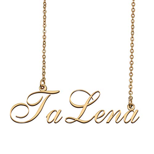 HUAN XUN Customized Charm Pendant Jewelry Any Name Necklace for Grandmother TaLena