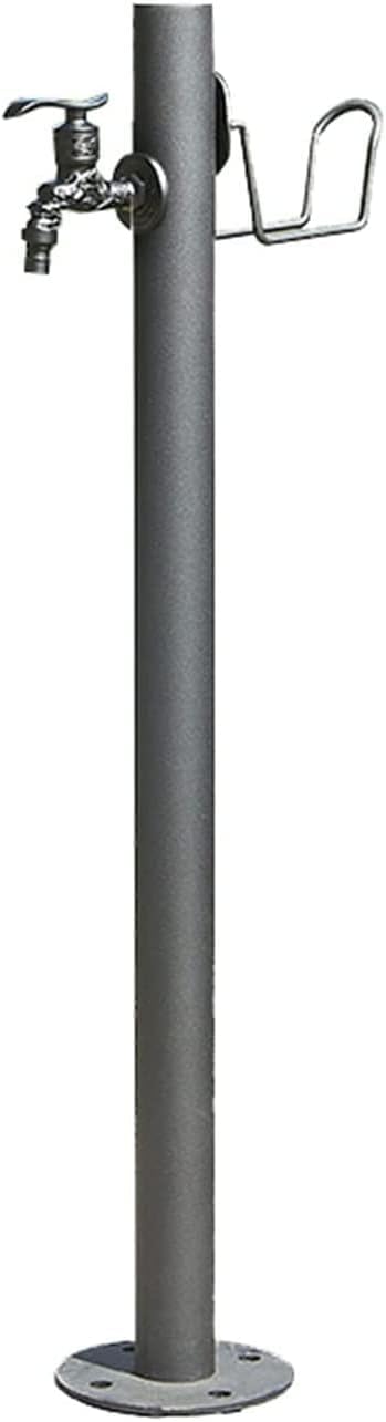 Stainless Steel Garden Water Column - Outdoor Courtyard Independent Faucet with All Copper Lock,86x6.4cm Short Faucet