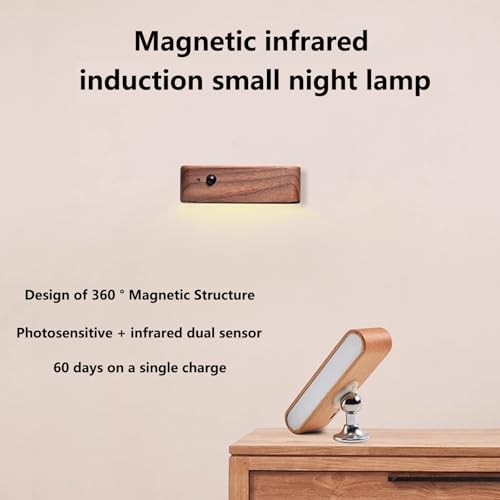 Iluminación de pared sin cables con sensor de movimiento para pasillos oscuros 2