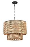 Adara Black Traditional Drum Pendant Light