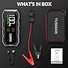 Car Jump Starter, 6000A 12V Jump Battery Pack (8.0 Gas/6.0L Diesel), Portable Jump Starter with Display, Car Jump Starter with Extended Smart Cables, Quick Charge 3.0, LED Light #5