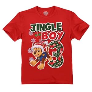 Paw Patrol Chase – Camiseta de 3er cumpleaños para niño, traje de regalo para fiesta, ropa para niños de 3 años