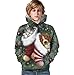 Sudaderas Con Capucha Navideñas Familiares 3d Sudadera Navidad Unisex Hombre Mujer Niña...