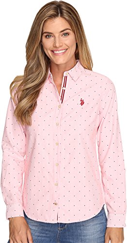 U.S. Polo Assn. Juniors' Long Sleeve Striped or Fancy Oxford Woven Shirt U.S. Polo Assn. Juniors' Long Sleeve Striped or Fancy Oxford Woven Shirt
