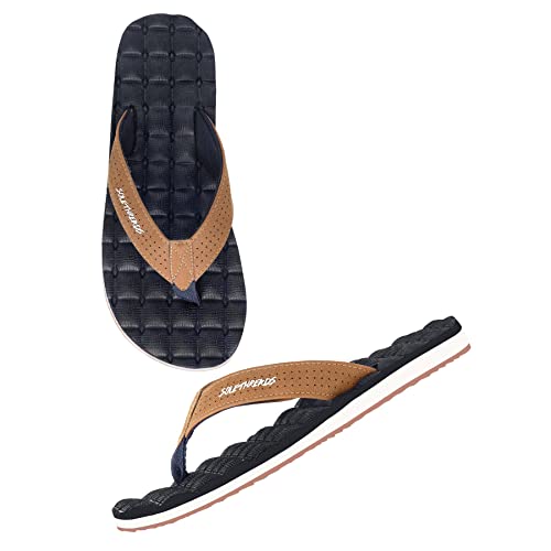 SOLETHREADS RECLINER | Yoga Flip Flops |Super comfort | Plush | Bounce | Soft | Comfortable | Yoga | Relax | Slippers | Flip Flops for Men