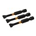 Produktbild Triton TPTA51676868 Schlitz-Schraubendrehereinsätze, 3er-Pack, schwarz, SL8 50 mm
