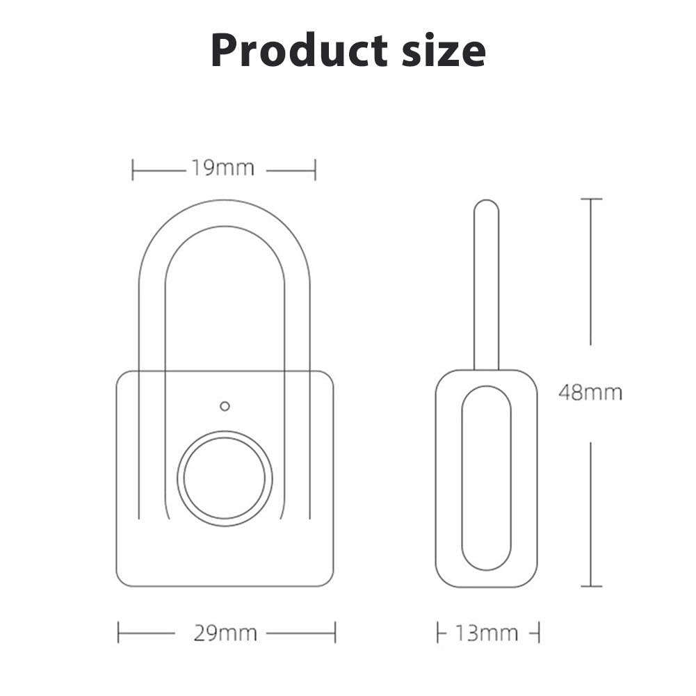 Kombinationsvorhängeschlösser Elektronisches Schloss Reisetasche Schließfach Smart One Touch Entsperren Schließfachschloss Vorhängeschlösser(Pink,Pink)