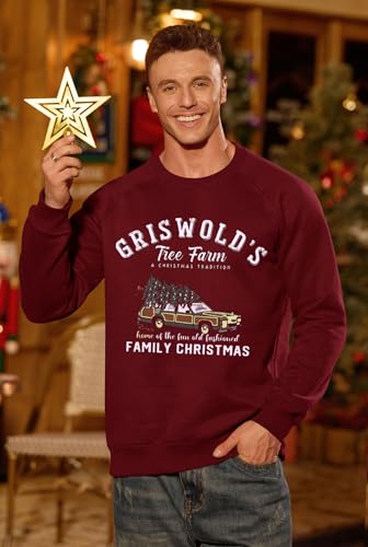 Arvilhill Mens Fleece-Lined Christmas Sweatshirts Raglan Vintage Classic Graphic Pullover (S-3Xl) 5 Arvilhill Mens Fleece-Lined Christmas Sweatshirts Raglan Vintage Classic Graphic Pullover (S-3Xl)