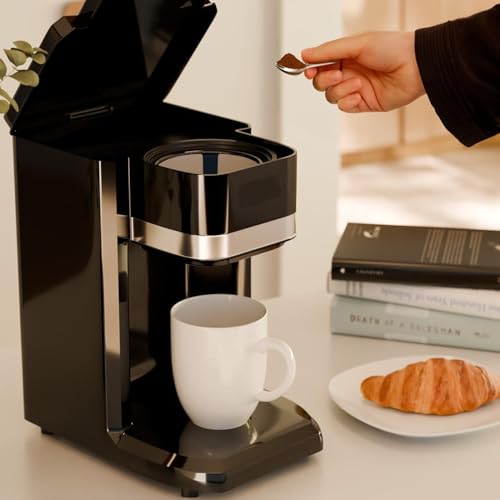Image of Drumstone (𝟭𝟬 𝗬𝗲𝗮𝗿𝘀 𝗪𝗮𝗿𝗿𝗮𝗻𝘁𝘆 Single Cup Coffee Maker for Home & Office | Compact One-Touch Brewing - 𝐆𝐢𝐟𝐭 𝐟𝐨𝐫 𝐘𝐞𝐚𝐫-𝐄𝐧𝐝 & 𝐀𝐥𝐥 𝐎𝐜𝐜𝐚𝐬𝐢𝐨𝐧𝐬